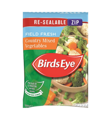 BIRDS EYE FIELD COUNTRY MIXED VEGETABLES 690G