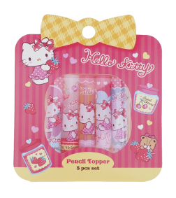 Hello Kitty Plastic Pencil Topper (5Pcs/Set)