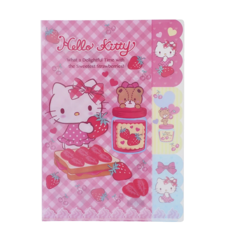 Hello Kitty A4 3-Layer PP file