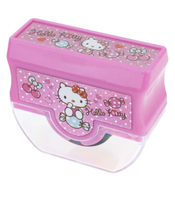 Hello Kitty Laser Sticker Self-Inking Rolling Stamp