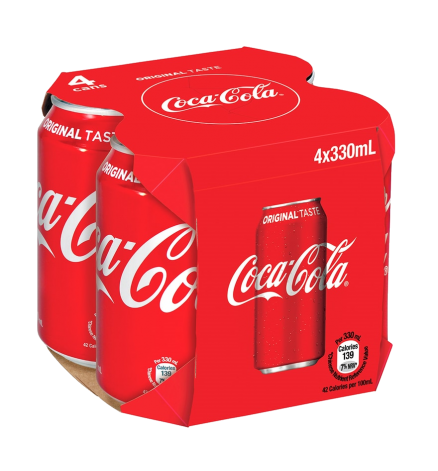 COCA-COLA Coke 4P 330MLx4