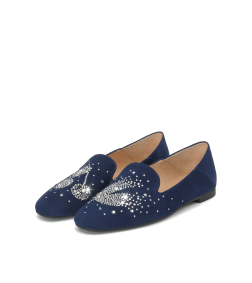CRYSTAL PATTERN LOAFERS