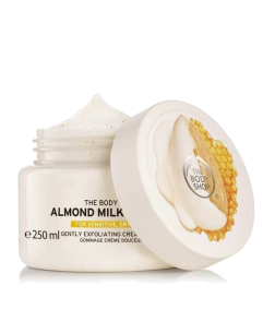 almond milk honey gently exfoliating cream scrub