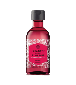 japanese cherry blossom strawberry kiss shower gel
