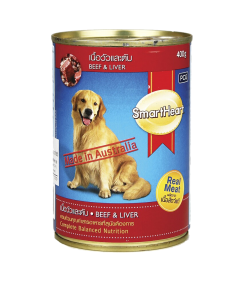 SMARTHEART ADULT DOG CAN. FOOD BEEF&LIVER 400G