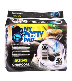MY POTTY PAD CHARCOAL PET DIAPERS-45*60 L 50PADS LX50s